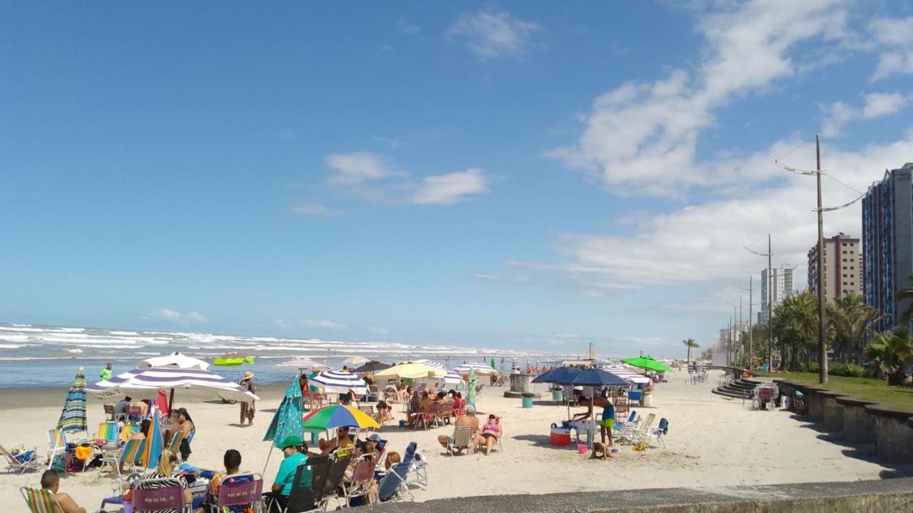 Praia grande frente da praia wi-fi 500 megas Praia Grande (Santos) Exterior foto