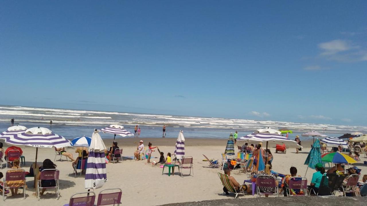 Praia grande frente da praia wi-fi 500 megas Praia Grande (Santos) Exterior foto