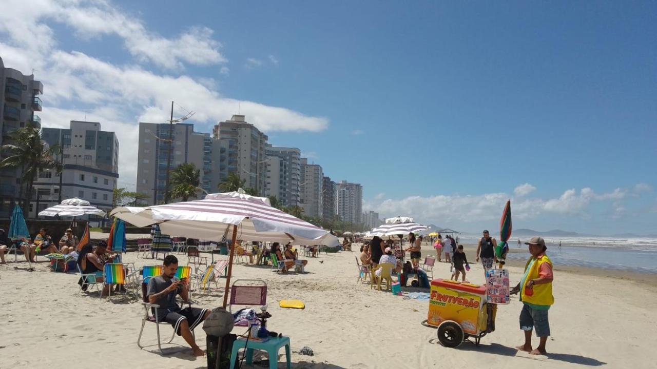 Praia grande frente da praia wi-fi 500 megas Praia Grande (Santos) Exterior foto