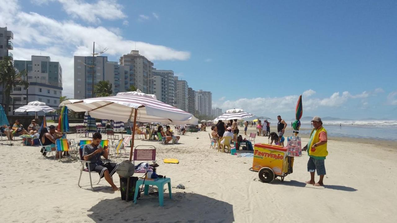 Praia grande frente da praia wi-fi 500 megas Praia Grande (Santos) Exterior foto
